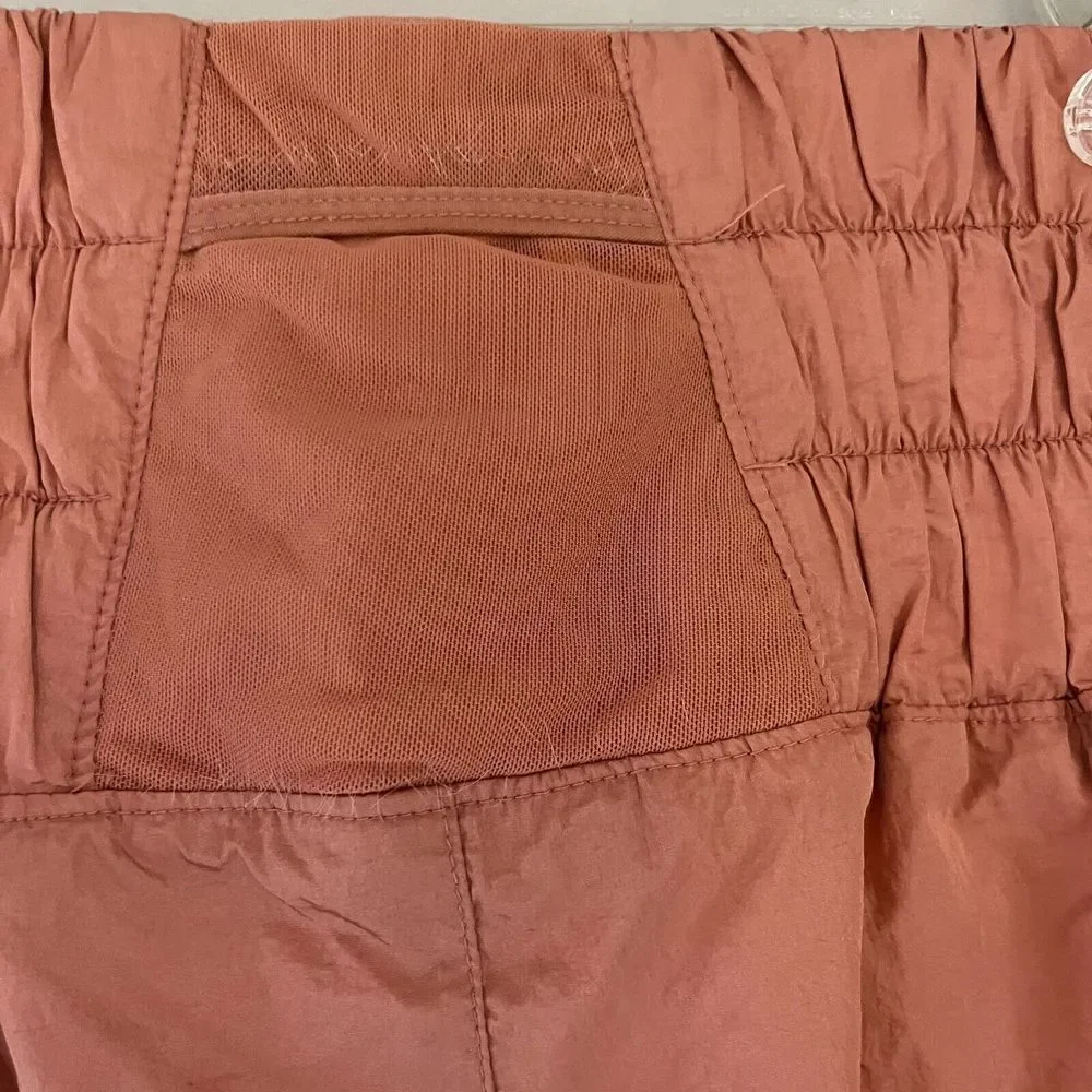 FP Movement Free People Womens Peach The Way Home Athletic Shorts Large Pull On - Picture 7 of 9